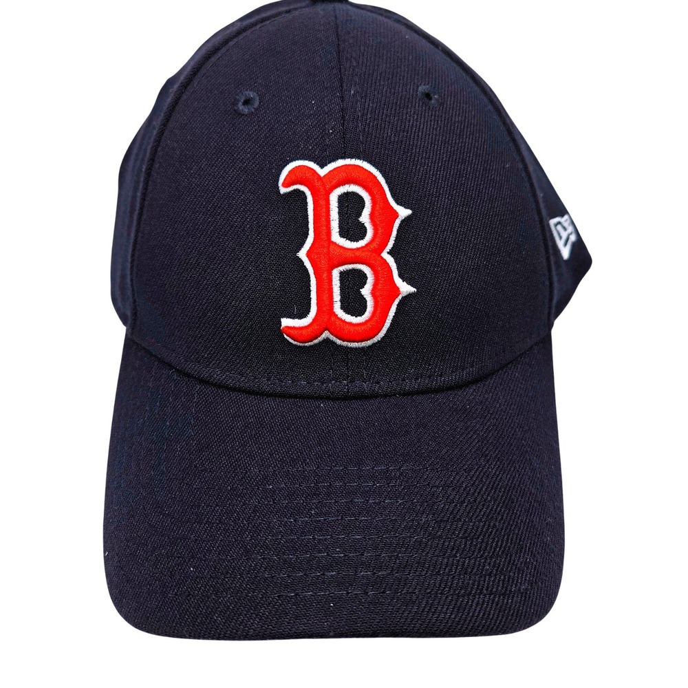 New Era Boston Red Sox 39THIRTY Stretch Fit Hat Navy Blue Mens Large/X-Large